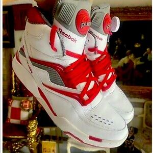 Reebok Pumps twilight zone red and white (rare)